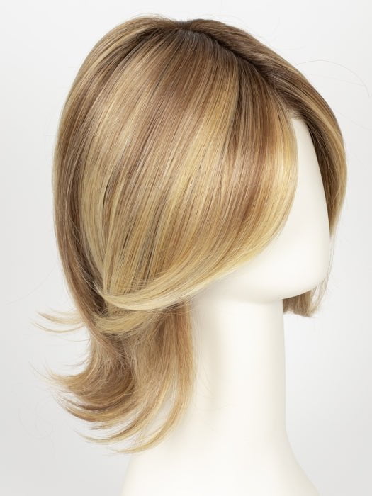 14/26S10 SHADED PRALINES N' CREAM | Light Gold Blonde & Medium Red-Gold Blonde Blend, Shaded with Light Brown