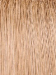 24B613S12 SHADED BUTTER POPCORN | Medium Natural Ash Blonde & Pale Natural Gold Blonde Blend and Tipped, Shaded with Light Gold Brown