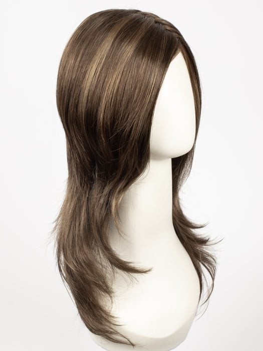 8RH14 MOUSSE CAKE | Medium Brown with 33% Medium Natural Blonde Highlights