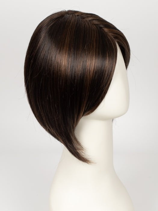 FS4/33/30A MIDNIGHT COCOA | Dark Brown, Medium Red, Medium Natural Red Blonde/Brown Blend with Medium Natural Red Blonde/Brown Blend Bold Highlights