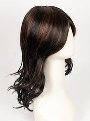 1BRH30 DARK CHOCOLATE CHERRY GANACHE | Soft Black with 33% Gold-Red Highlights