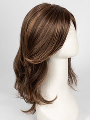 6F27 CARAMEL RIBBON | Brown with Light Red-Gold Blonde Highlights & Tips