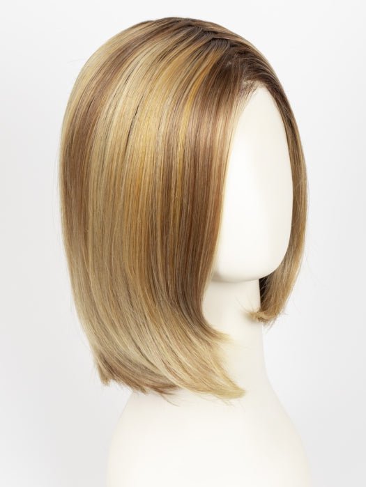 14/26S10 SHADED PRALINES N' CREAM | Light Gold Blonde & Medium Red-Gold Blonde Blend, Shaded with Light Brown