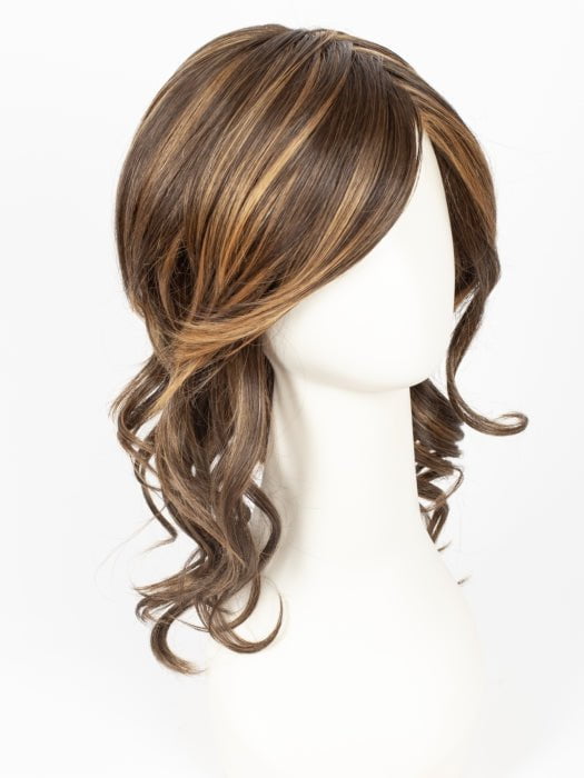 6F27 CARAMEL RIBBON | Brown with Light Red-Gold Blonde Highlights & Tips