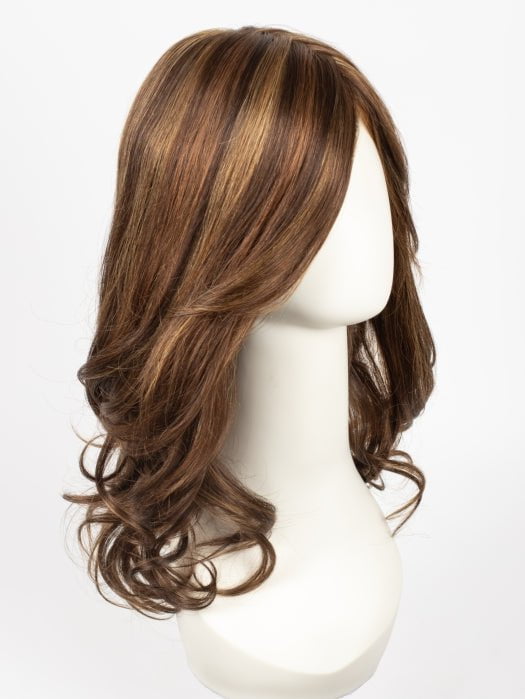 FS6/30/27 TOFFEE TRUFFLE | Brown, Medium Red-Gold, Medium Red-Gold Blonde Blend with Medium Red Gold Blonde Bold Highlights