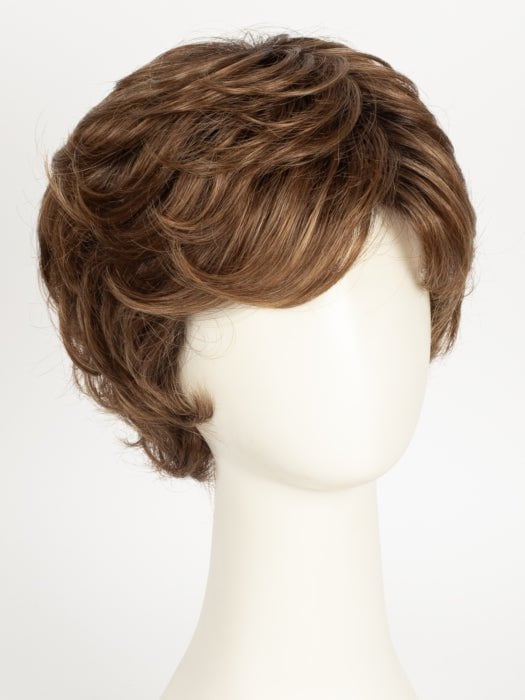 30A27S4 SHADED PEACH | Medium Natural Red & Medium Red-Gold Blonde Blend, Shaded with Dark Brown