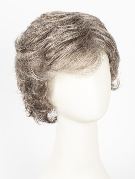 39F38 ROASTED CHESTNUT | Light Natural Ash Brown with 75% Grey Front, graduating to Medium Brown with 35% Grey Nape