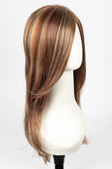 33R27F FROSTED FLAME | Medium Natural Red with 20% Medium Red-Gold Blonde Highlights