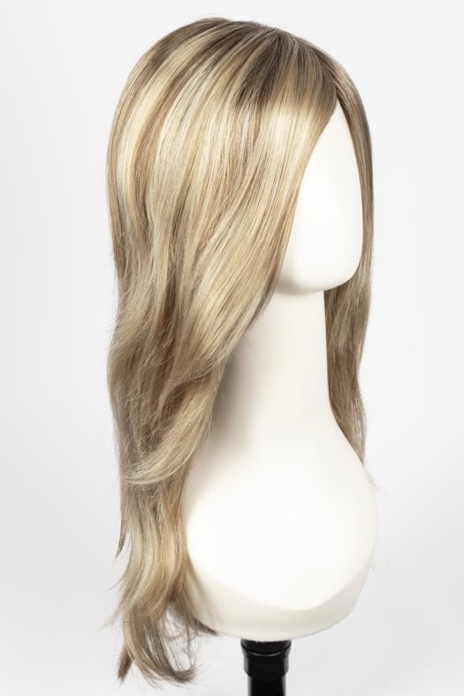 12FS8 SHADED PRALINE | Light Gold Brown, Light Natural Gold Blonde & Pale Natural Gold-Blonde Blend, Shaded with Medium Brown