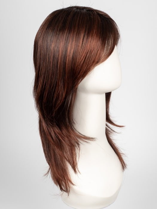 131T4S4 SHADED BERRY | Dark Brown & Medium Red Blend with Medium Red Tips, Shaded with Dark Brown