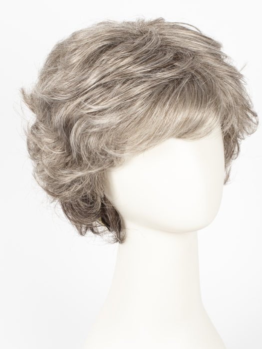 39F38 ROASTED CHESTNUT | Light Natural Ash Brown with 75% Grey Front, graduating to Medium Brown with 35% Grey Nape