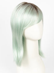 SEAGLASS-R | Light Sea Foam Green with Dark Brown Roots
