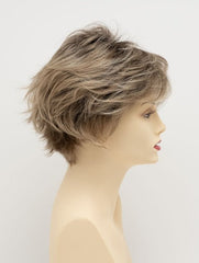 SPARKLING CHAMPAGNE | Medium Brown roots with overall Strawberry Blonde base and soft Golden Blonde highlights