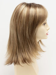 GOLDEN NUTMEG | Medium Brown roots with overall Warm Cinnamon base and Golden Blonde highlights