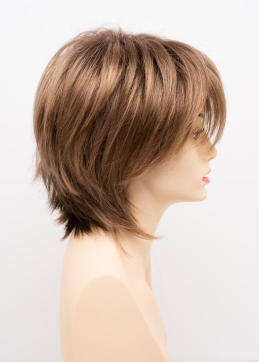 TOASTED SESAME | Medium Brown roots with overall Warm Cinnamon base and Golden Blonde highlights