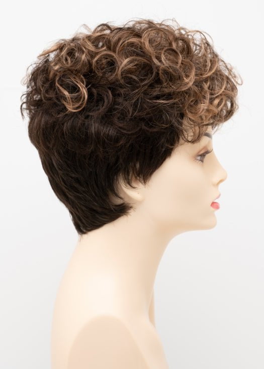 AMARETTO CREAM | Dark Brown roots with overall Medium Brown base with Honey Blonde highlights