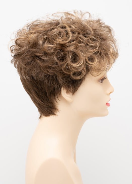 TOASTED SESAME | Medium Brown roots with overall Warm Cinnamon base and Golden Blonde highlights