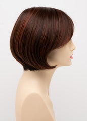 CHOCOLATE CHERRY | Dark Brown roots with overall Medium Brown base with Deep Red highlights