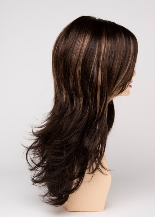 AMARETTO CREAM | Dark Brown roots with overall Medium Brown base with Honey Blonde highlights