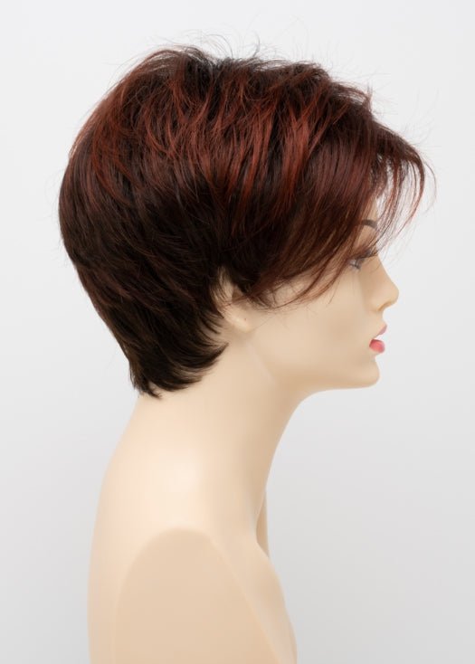 CHOCOLATE CHERRY | Dark Brown roots with overall Medium Brown base with Deep Red highlights