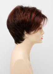 CHOCOLATE CHERRY | Dark Brown roots with overall Medium Brown base with Deep Red highlights