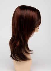 CHOCOLATE CHERRY | Dark Brown roots with overall Medium Brown base with Deep Red highlights