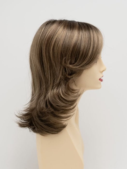 TOASTED SESAME | Medium Brown roots with overall Warm Cinnamon base and Golden Blonde highlights