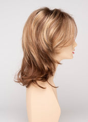 GOLDEN NUTMEG | Medium Brown roots with overall Warm Cinnamon base and Golden Blonde highlights