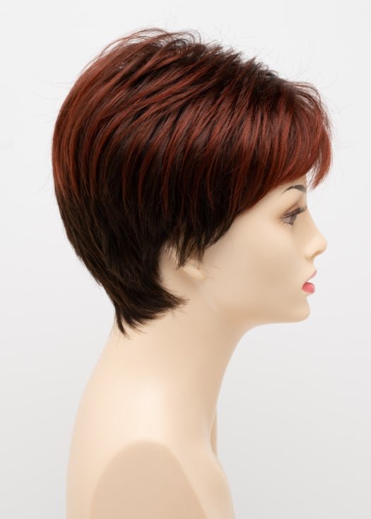 CHOCOLATE CHERRY | Dark Brown roots with overall Medium Brown base with Deep Red highlights