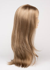 GINGER-CREAM | Dark Beige Blonde underneath highlighted on top with Light Beige Blonde