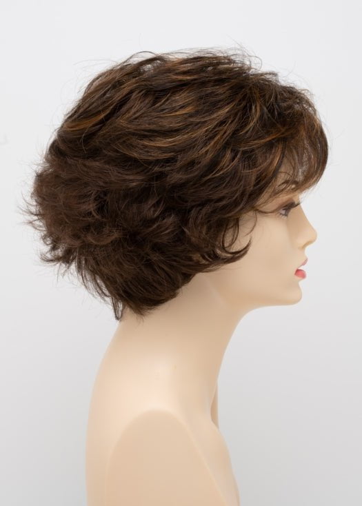 CHOCOLATE CARAMEL | Medium Brown with Soft Red and Blonde highlights