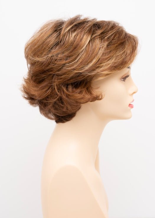 CREAMED COFFEE | Medium Brown roots and base with Cinnamon and Golden Blonde highlights