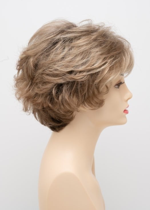 SPARKLING CHAMPAGNE | Medium Brown roots with overall Strawberry Blonde base and soft Golden Blonde highlights