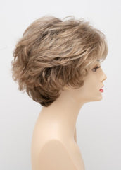 SPARKLING CHAMPAGNE | Medium Brown roots with overall Strawberry Blonde base and soft Golden Blonde highlights