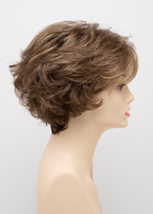 TOASTED SESAME | Medium Brown roots with overall Warm Cinnamon base and Golden Blonde highlights