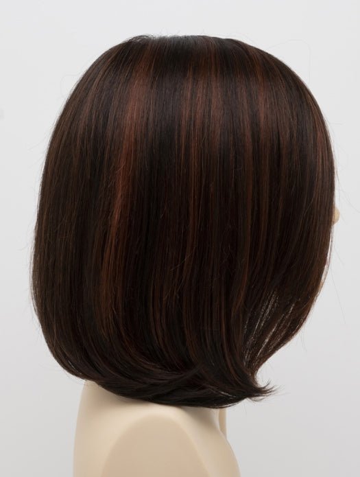 CHOCOLATE CHERRY | Dark Brown roots with overall Medium Brown base with Deep Red highlights