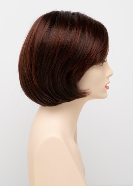 CHOCOLATE CHERRY | Dark Brown roots with overall Medium Brown base with Deep Red highlights