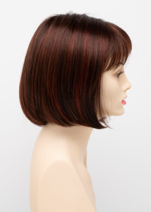 CHOCOLATE CHERRY | Dark Brown roots with overall Medium Brown base with Deep Red highlights