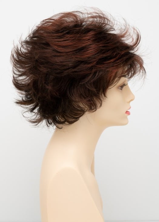 CHOCOLATE CHERRY | Dark Brown roots with overall Medium Brown base with Deep Red highlights