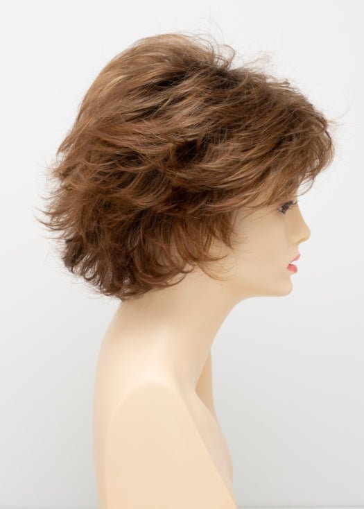 CREAMED COFFEE | Medium Brown roots and base with Cinnamon and Golden Blonde highlights