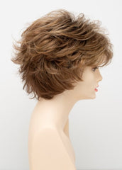 GOLDEN NUTMEG | Medium Brown roots with overall Warm Cinnamon base and Golden Blonde highlights