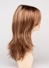 CREAMED COFFEE | Medium Brown roots and base with Cinnamon and Golden Blonde highlights