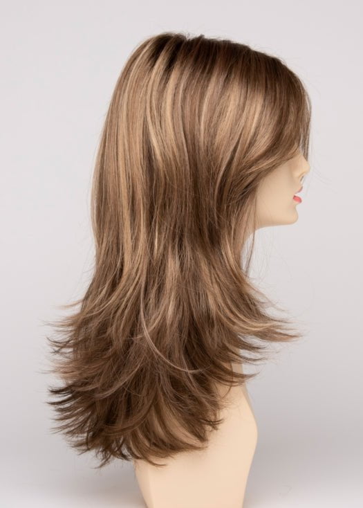 TOASTED SESAME | Medium Brown roots with overall Warm Cinnamon base and Golden Blonde highlights