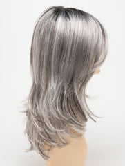 STERLING SHADOW | Medium Salt-and-Pepper Grey with Darker Brown Roots