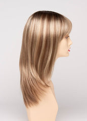SPARKLING CHAMPAGNE | Medium Brown roots with overall Strawberry Blonde base and soft Golden Blonde highlights