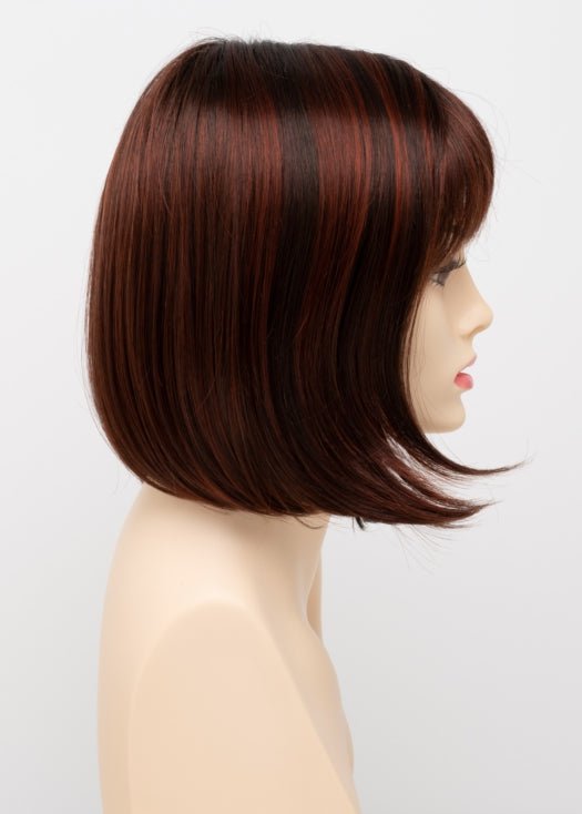 CHOCOLATE CHERRY | Dark Brown roots with overall Medium Brown base with Deep Red highlights