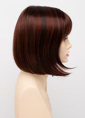 CHOCOLATE CHERRY | Dark Brown roots with overall Medium Brown base with Deep Red highlights
