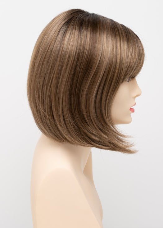 TOASTED SESAME | Medium Brown roots with overall Warm Cinnamon base and Golden Blonde highlights