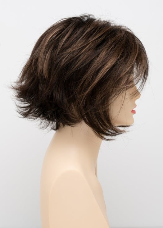 AMARETTO CREAM | Dark Brown roots with overall Medium Brown base with Honey Blonde highlights