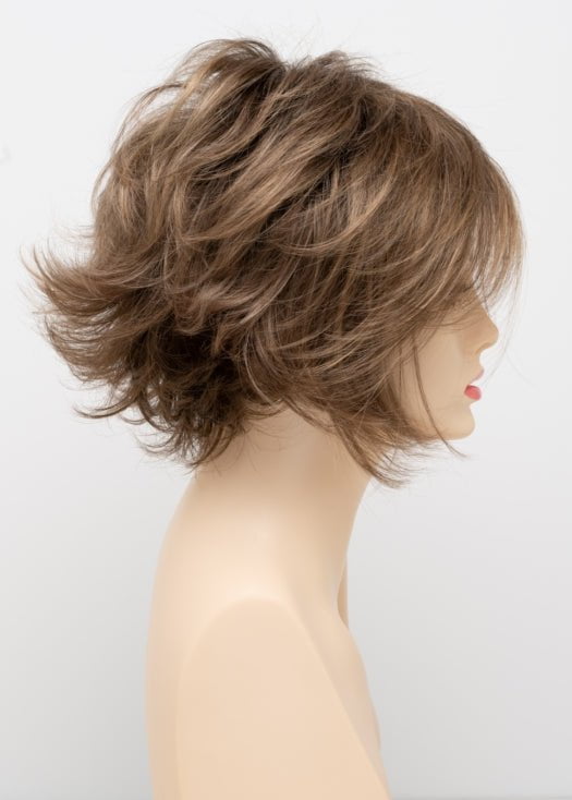 TOASTED SESAME | Medium Brown roots with overall Warm Cinnamon base and Golden Blonde highlights